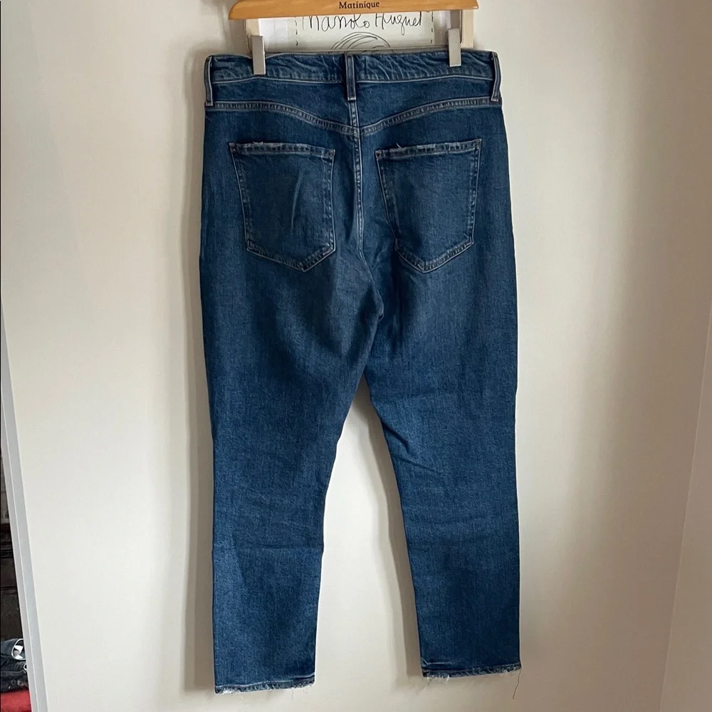 Agolde Riley Straight Leg in Long - Picture 4 of 5